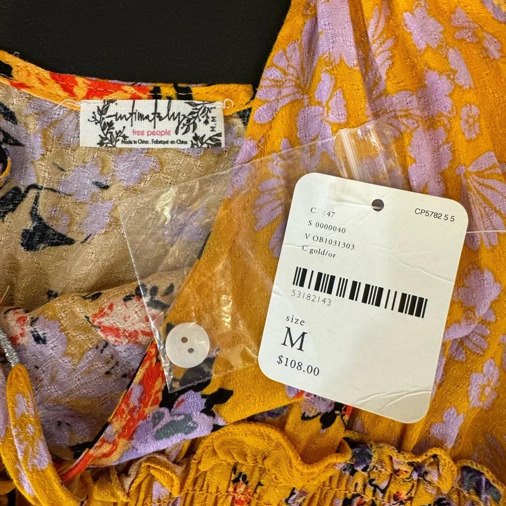 NWT Free People Intimately Ready For The Day Maxi Slip Dress $108 Size Medium - Picture 14 of 15